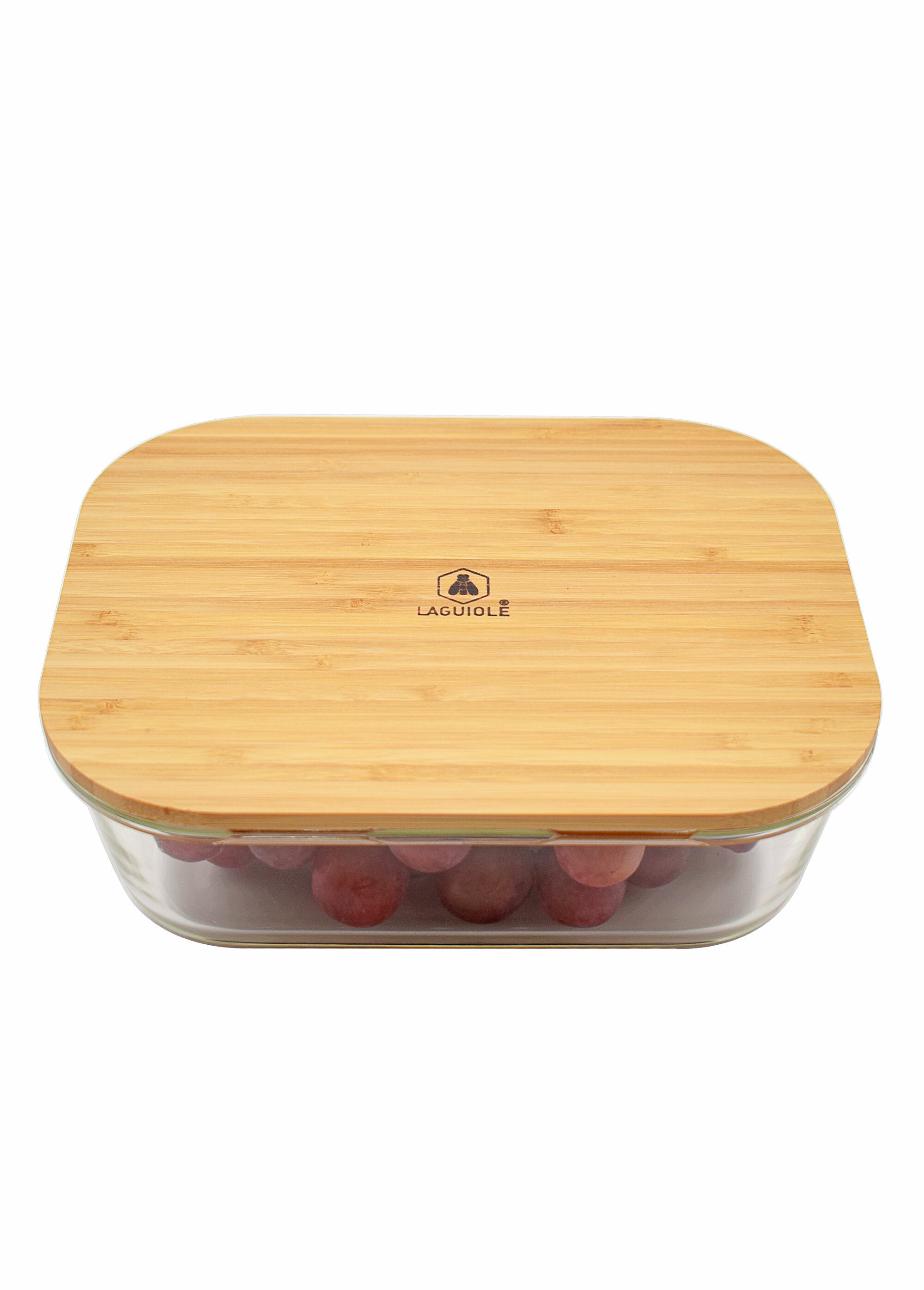 2_cajas_de_conservación_de_vidrio_de_bambú_Beige_y_transparente_DE2_slim