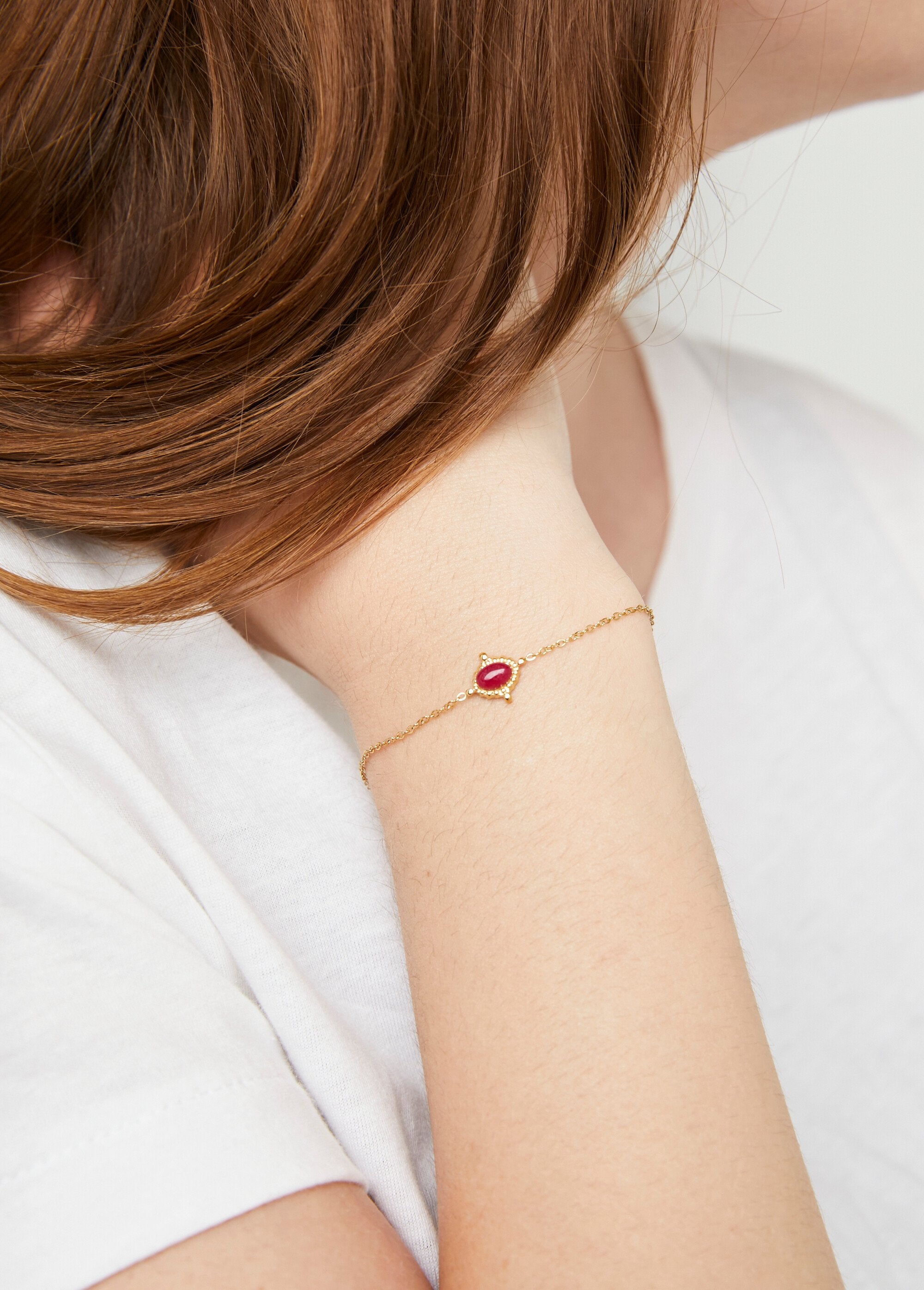 Pulsera_de_cadena_de_acero_con_piedra_Oro_y_rosa_FA1_slim