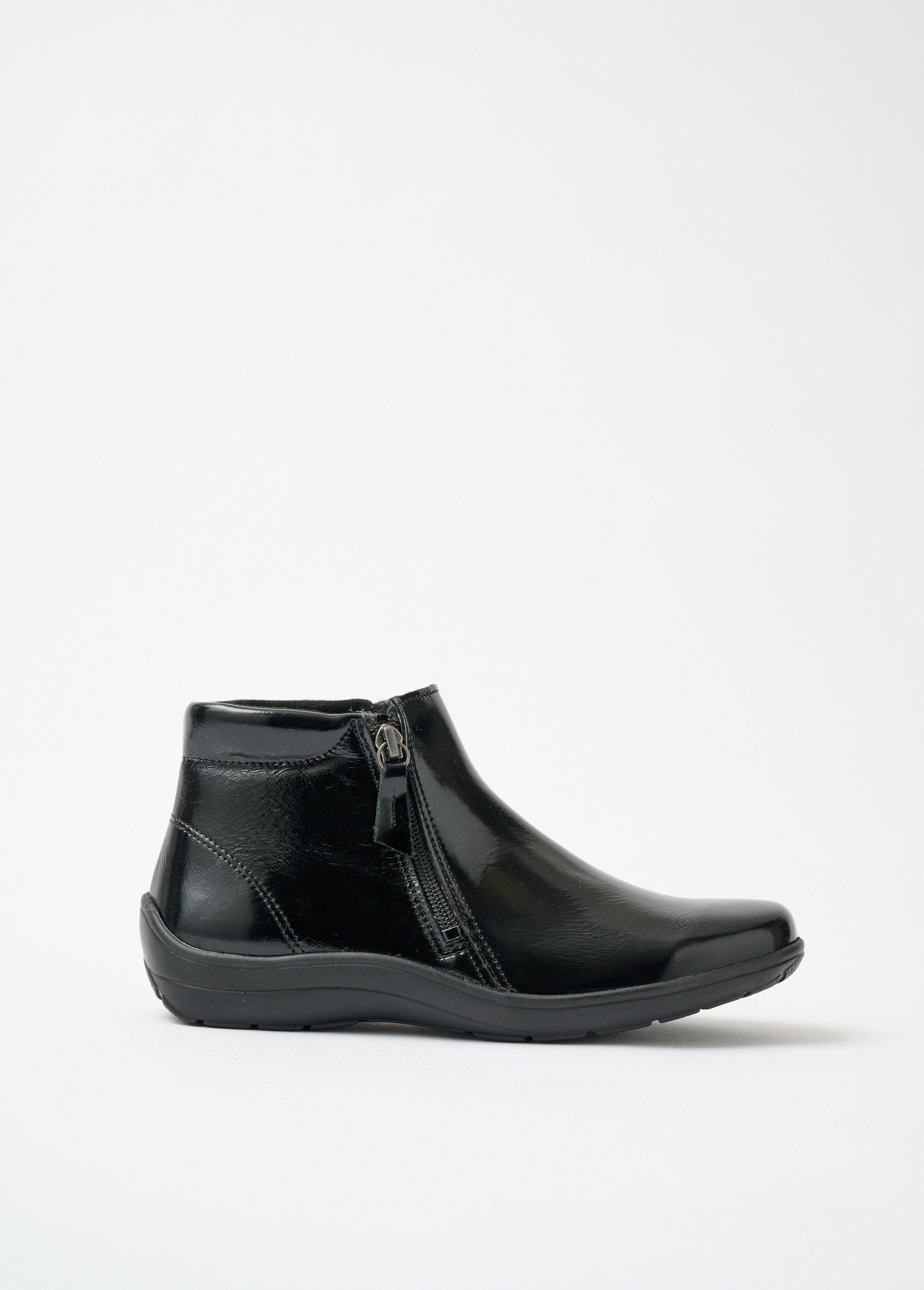 Botas_bajas_de_ancho_cómodo_con_cremalleras_de_piel_de_fantasía_barniz_negro_DR1_slim
