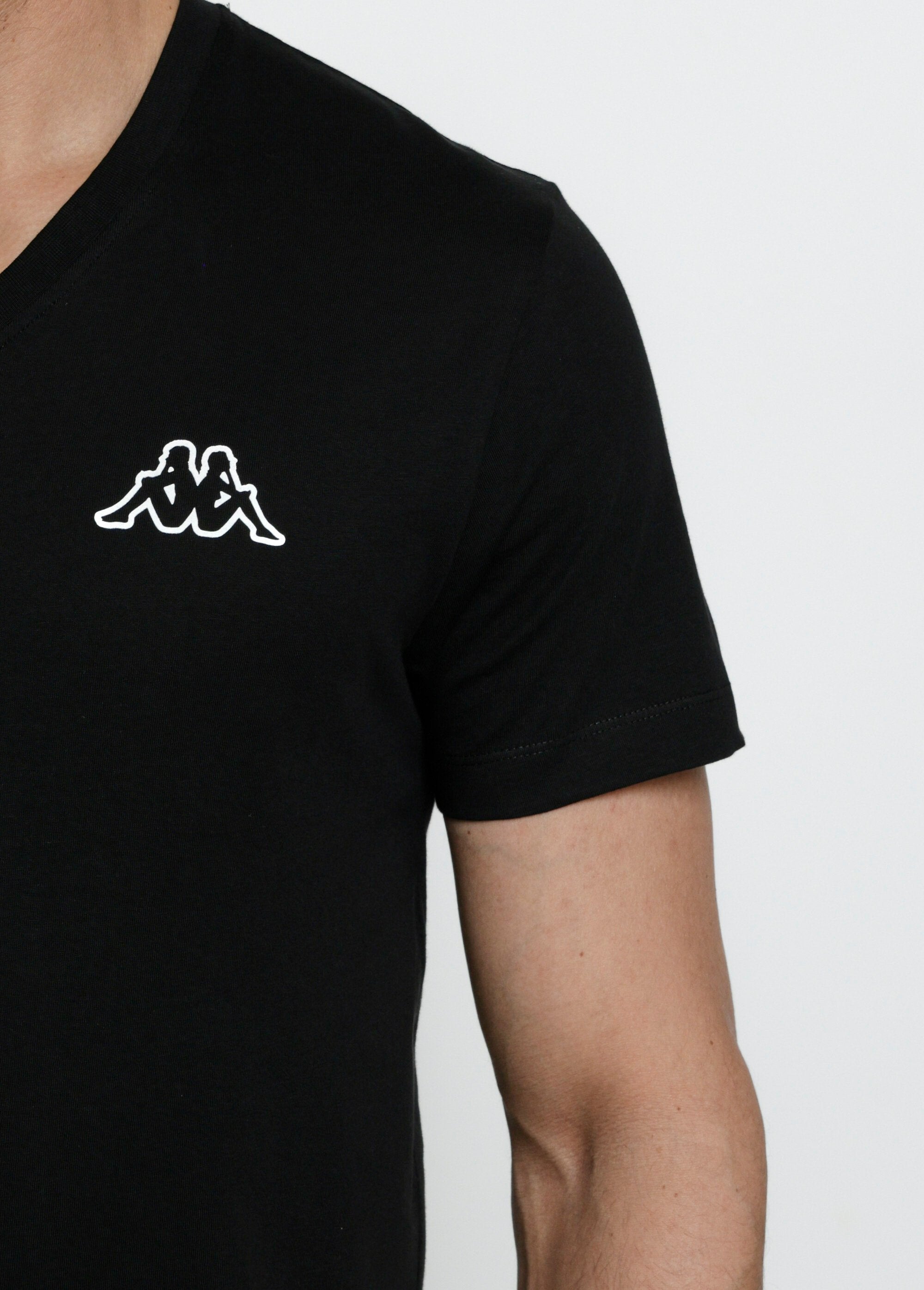 Camiseta_de_manga_corta_con_cuello_en_V_a_juego_Negro_DE1_slim