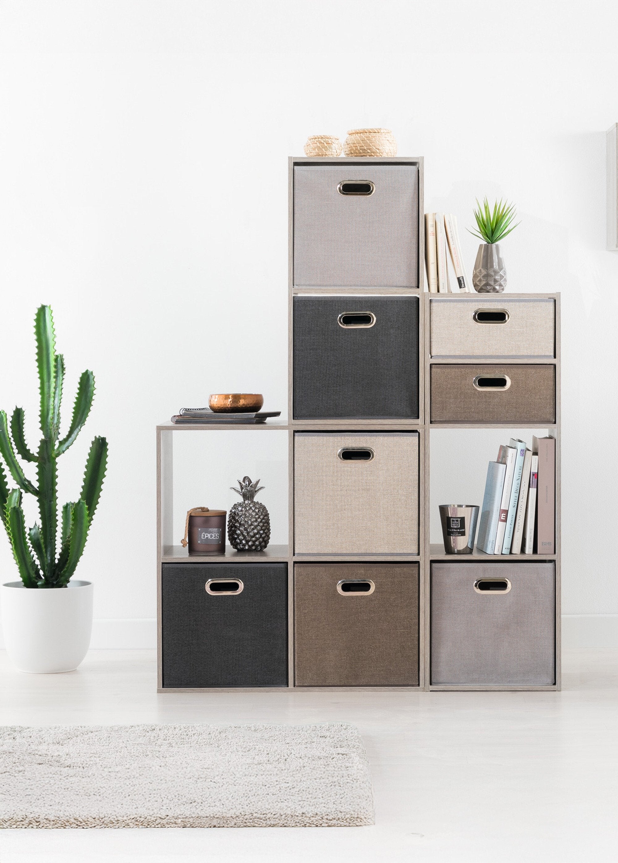 Cesta_de_almacenamiento_plegable,_asa_de_metal._Beige_SF1_slim