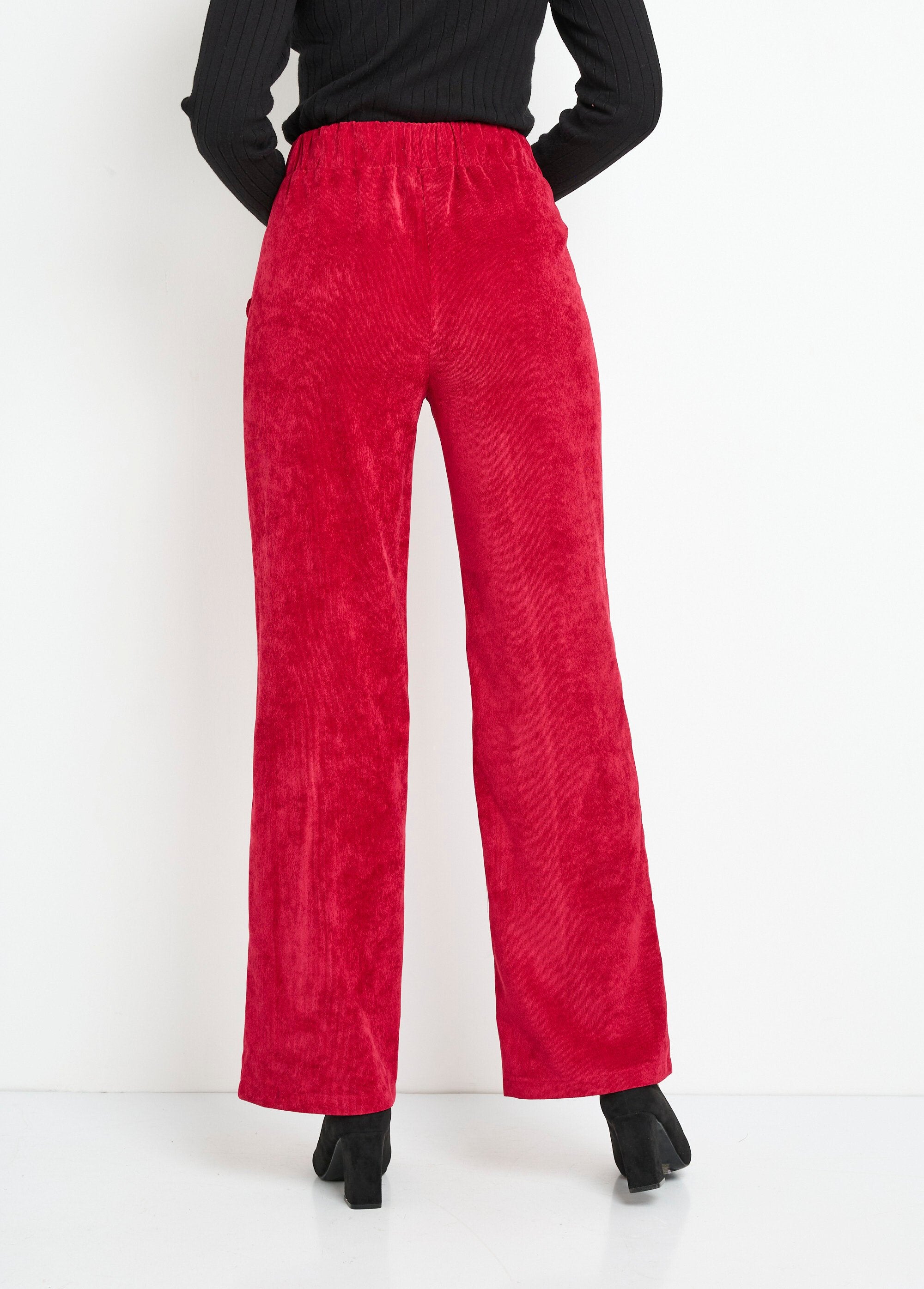 Pantalones_de_pana_de_pierna_ancha_con_cintura_semielástica_Rojo_DO1_slim