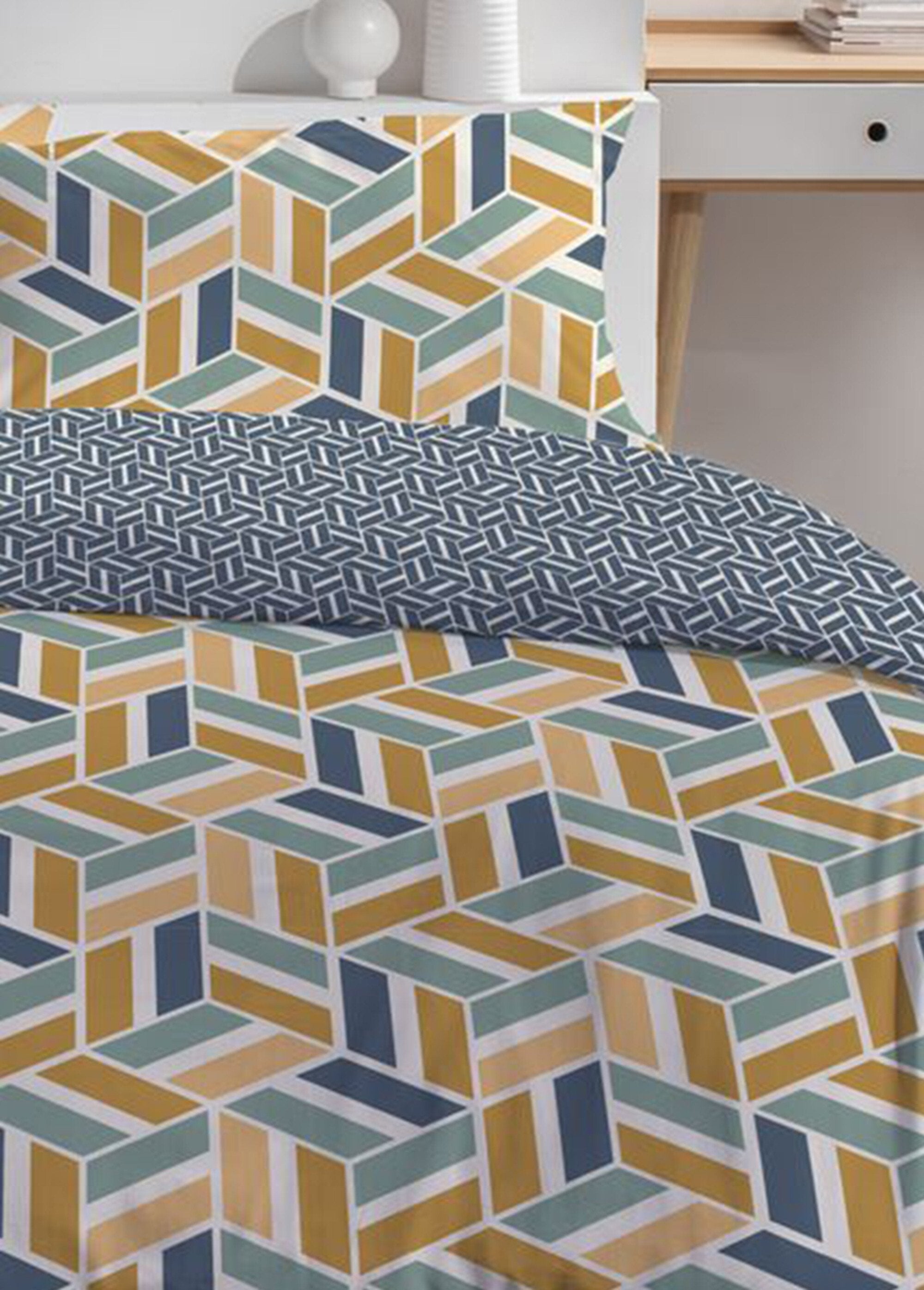 Juego_de_cama_de_algodón_puro_240_x_220_cm,_Optica_Marrón_y_gris_DE1_slim