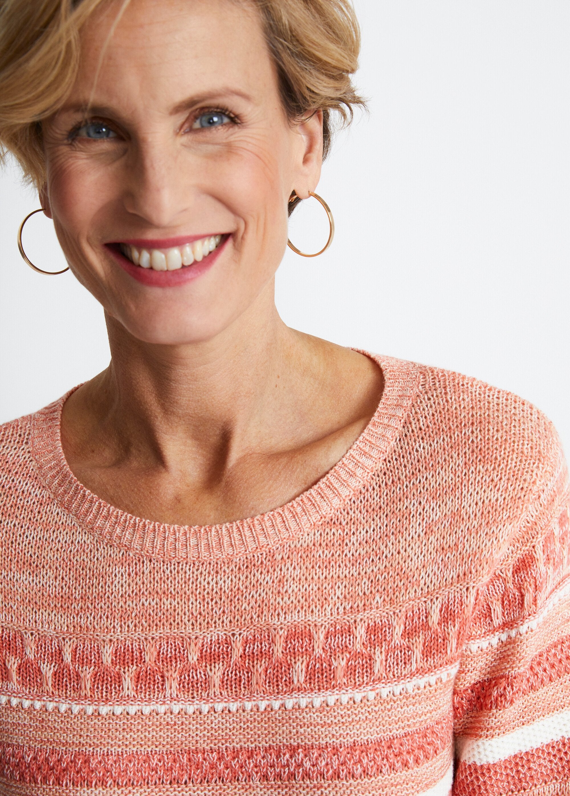 Jersey_de_manga_3/4_efecto_rayas_Albaricoque_DE1_slim