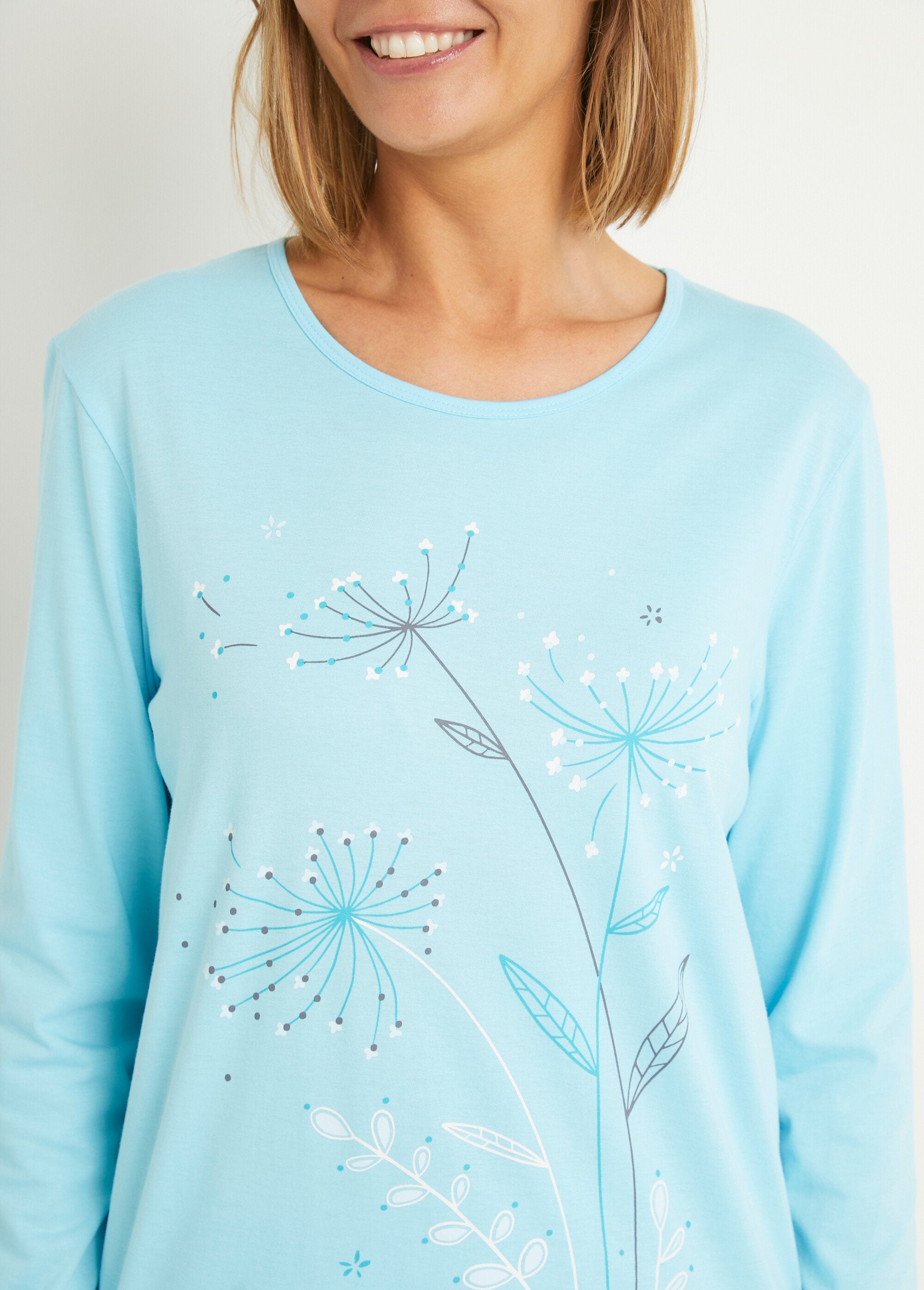 Pijama_de_algodón_liso_con_cintura_elástica_-_lote_de_2_Lote_surtido2_DE1_slim