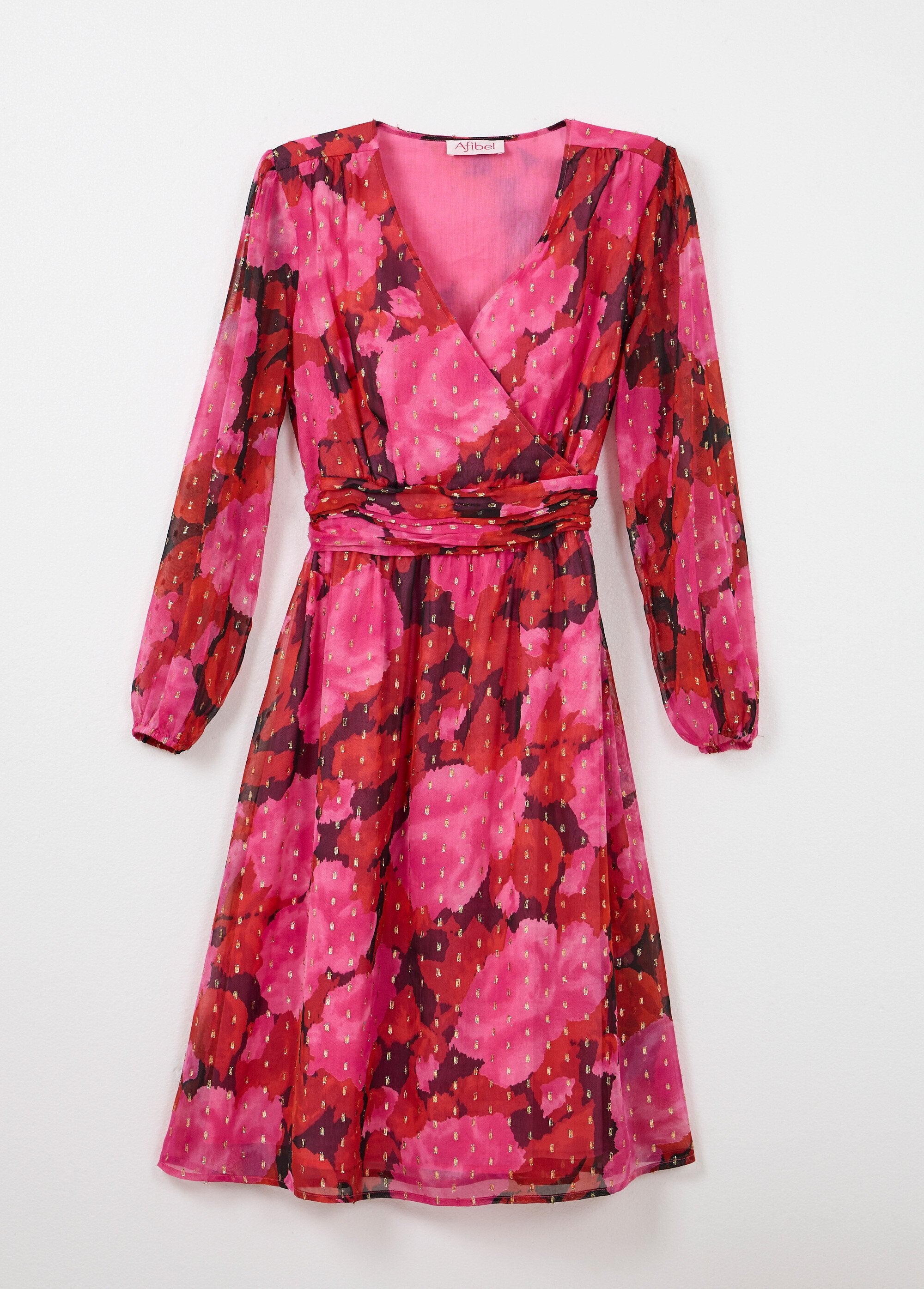 Vestido_corto_cruzado_con_voile_estampado_dorado_rojo_y_negro_AP1_slim