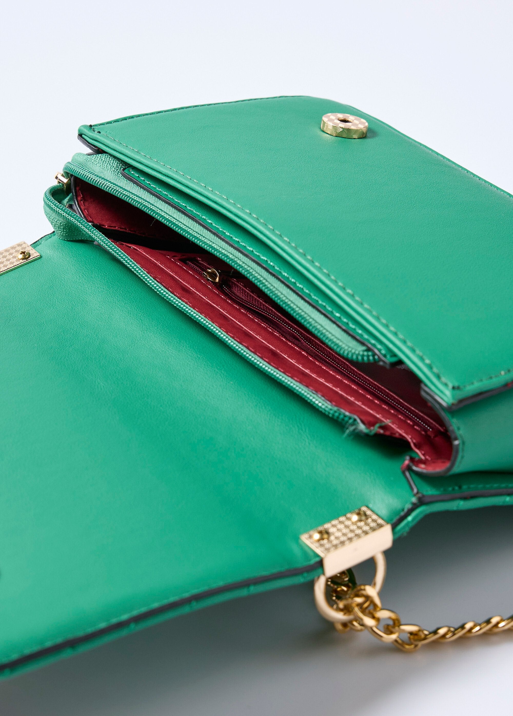 Bolso_de_mano_acolchado_con_costuras_de_chevron_Verde_DE1_slim