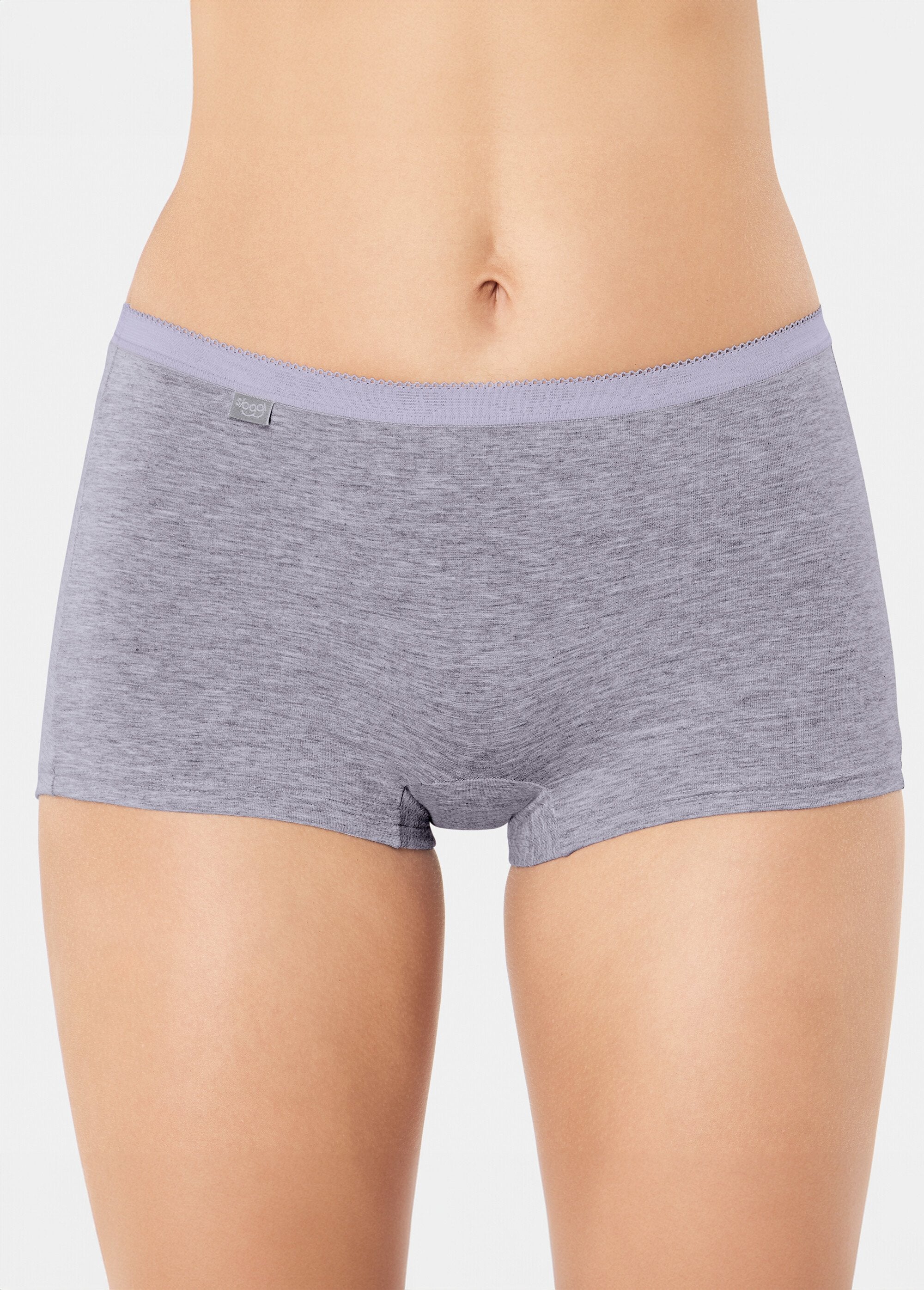 ®_Sloggi_-_Short_Basic+_de_algodón_elástico,_liso_Gris_FA1_slim