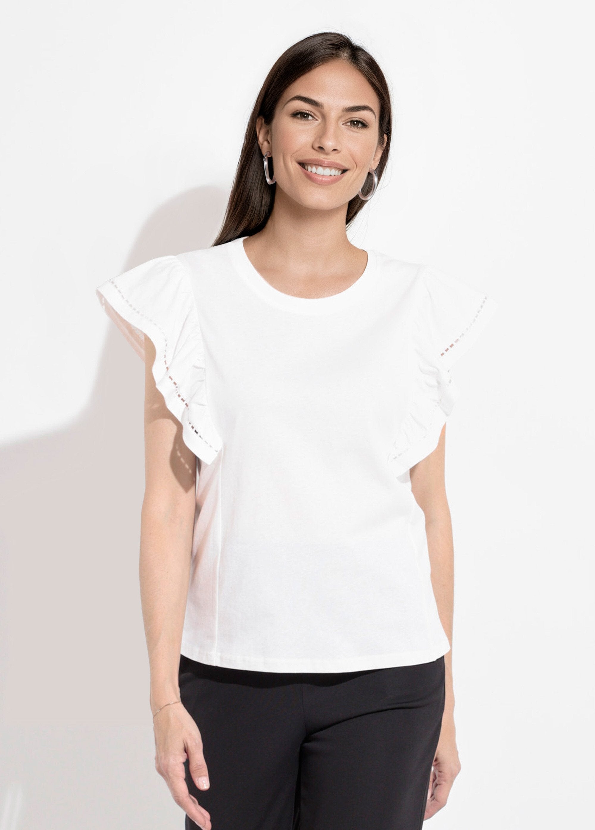 Camiseta_de_manga_corta_con_volantes_calados_Blanco,_Blanca_FA1_slim