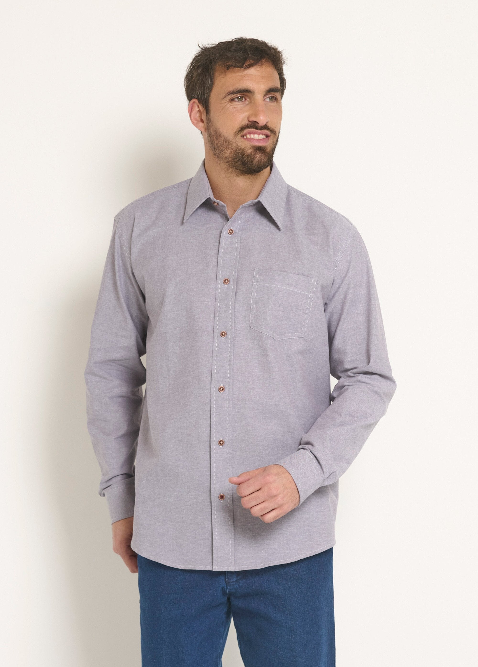 Camisa_Oxford_de_algodón_de_manga_larga_Gris_FA1_slim