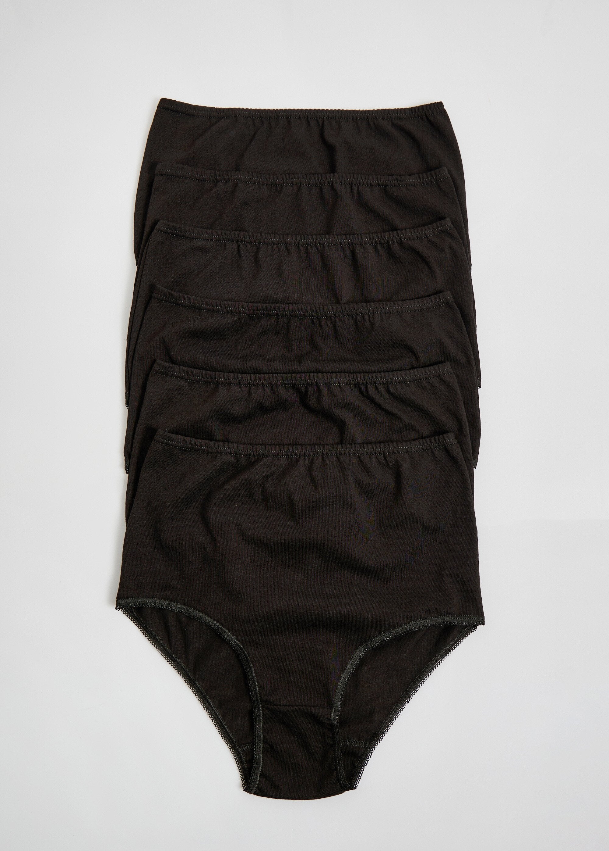 Culotte_taille_haute_coton_-_lot_de_6_Noir_lot6_AP1_slim