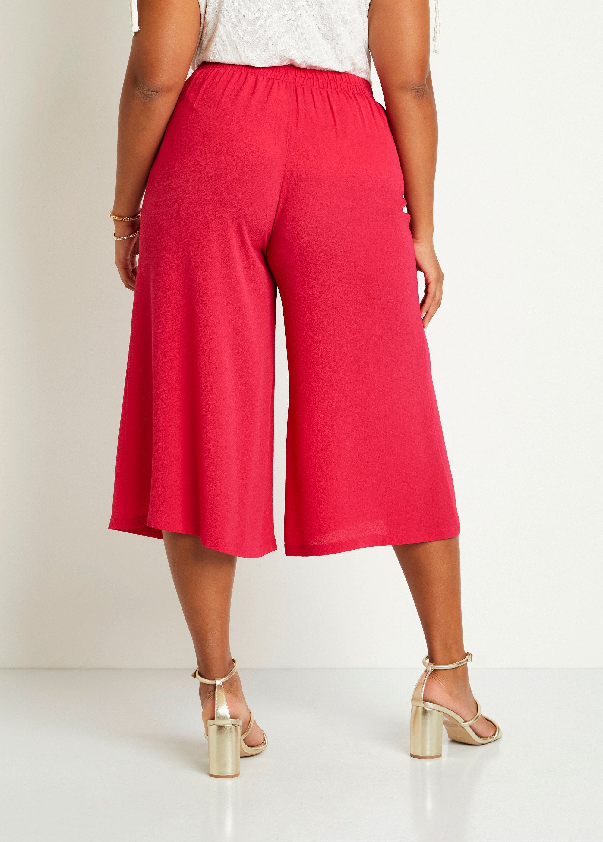 Pantalón_culotte_largo_cintura_elástica_fucsia_liso_DO1_curvy