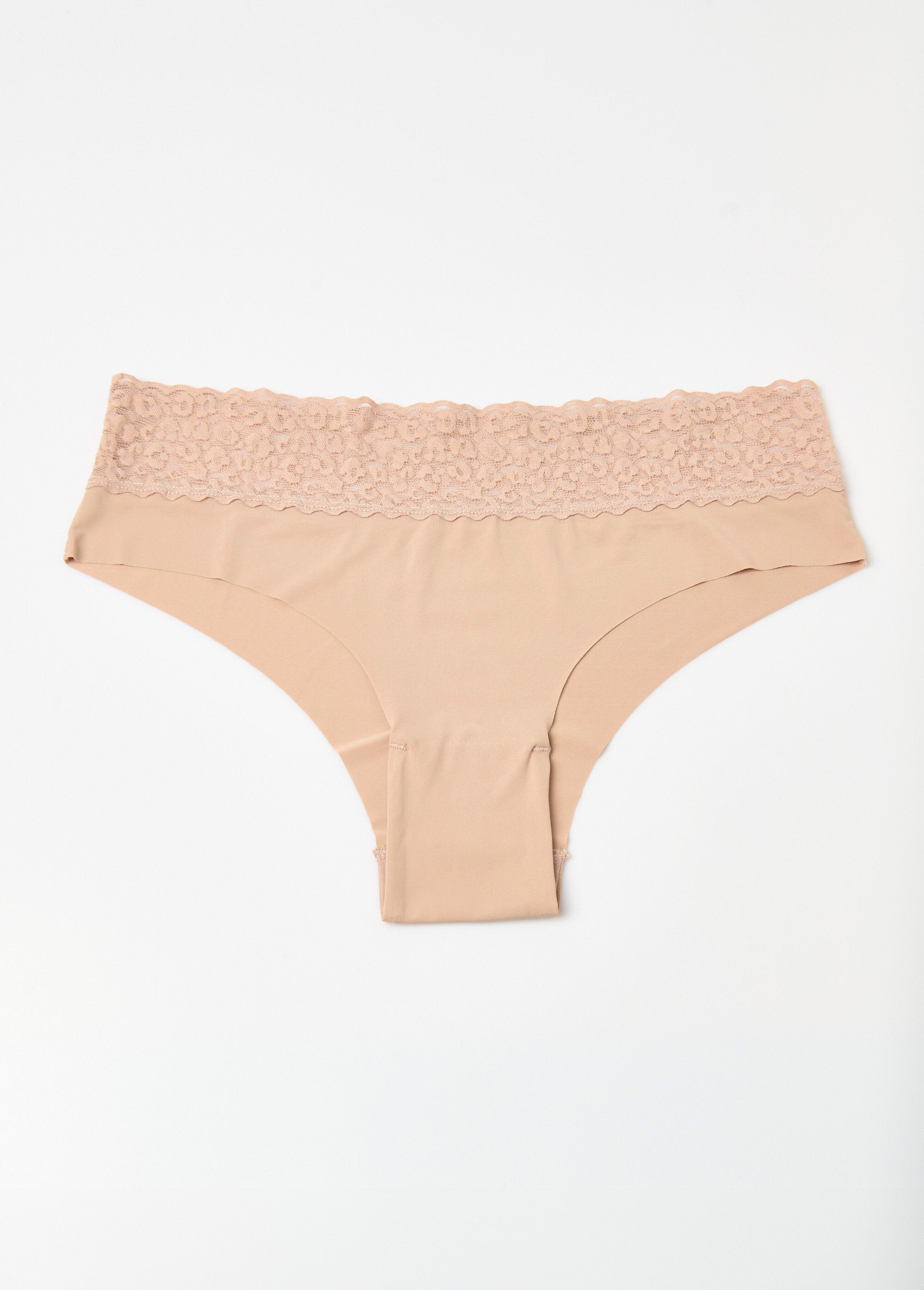 Lot_de_2_Shortys_microfibre_dentelle_Blanc_et_beige_DE1_slim