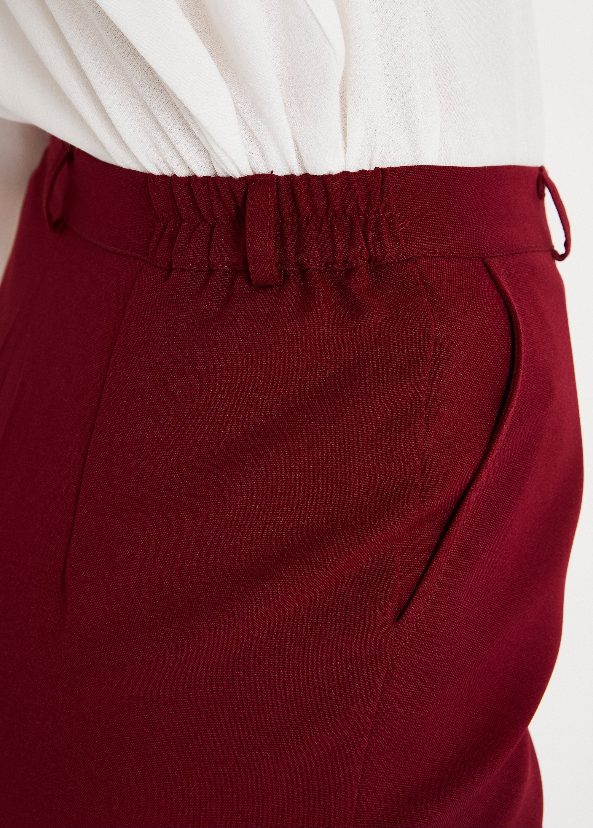 Pantalón_recto_liso_con_cintura_semielástica_Bordeaux_DE2_slim