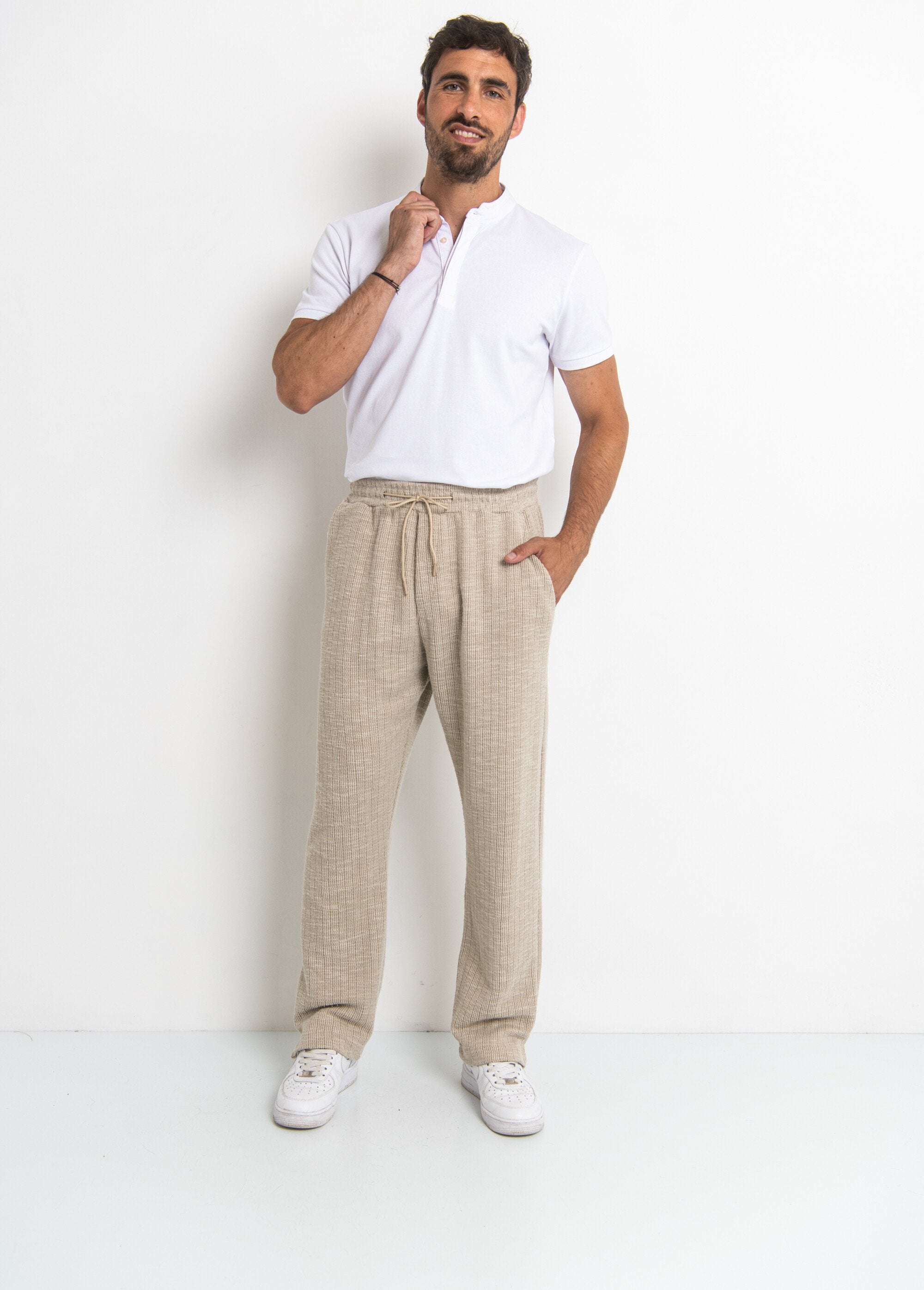 Pantalones_de_punto_con_lazo_en_la_cintura_Beige_SF1_slim