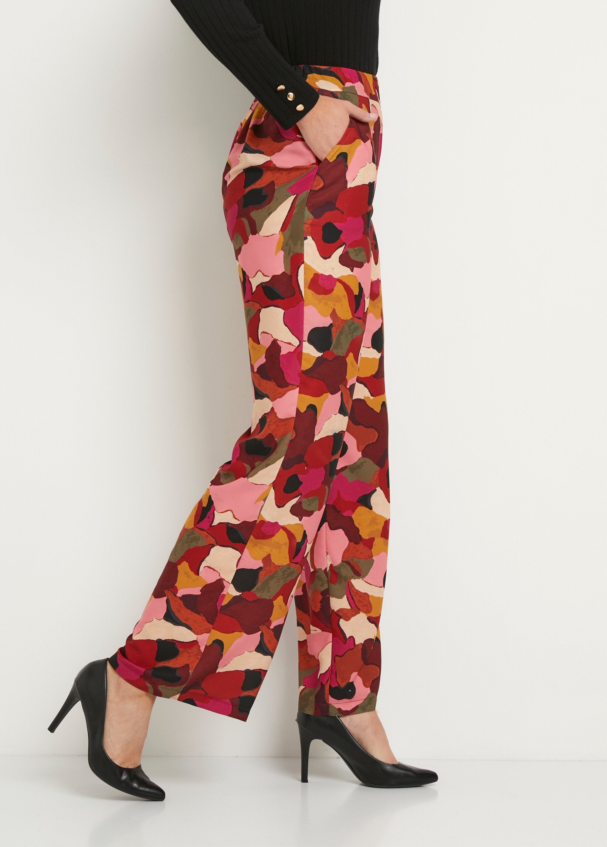 Pantalón_ancho_estampado_con_cintura_semielástica_Rose_et_marron_DR1_slim