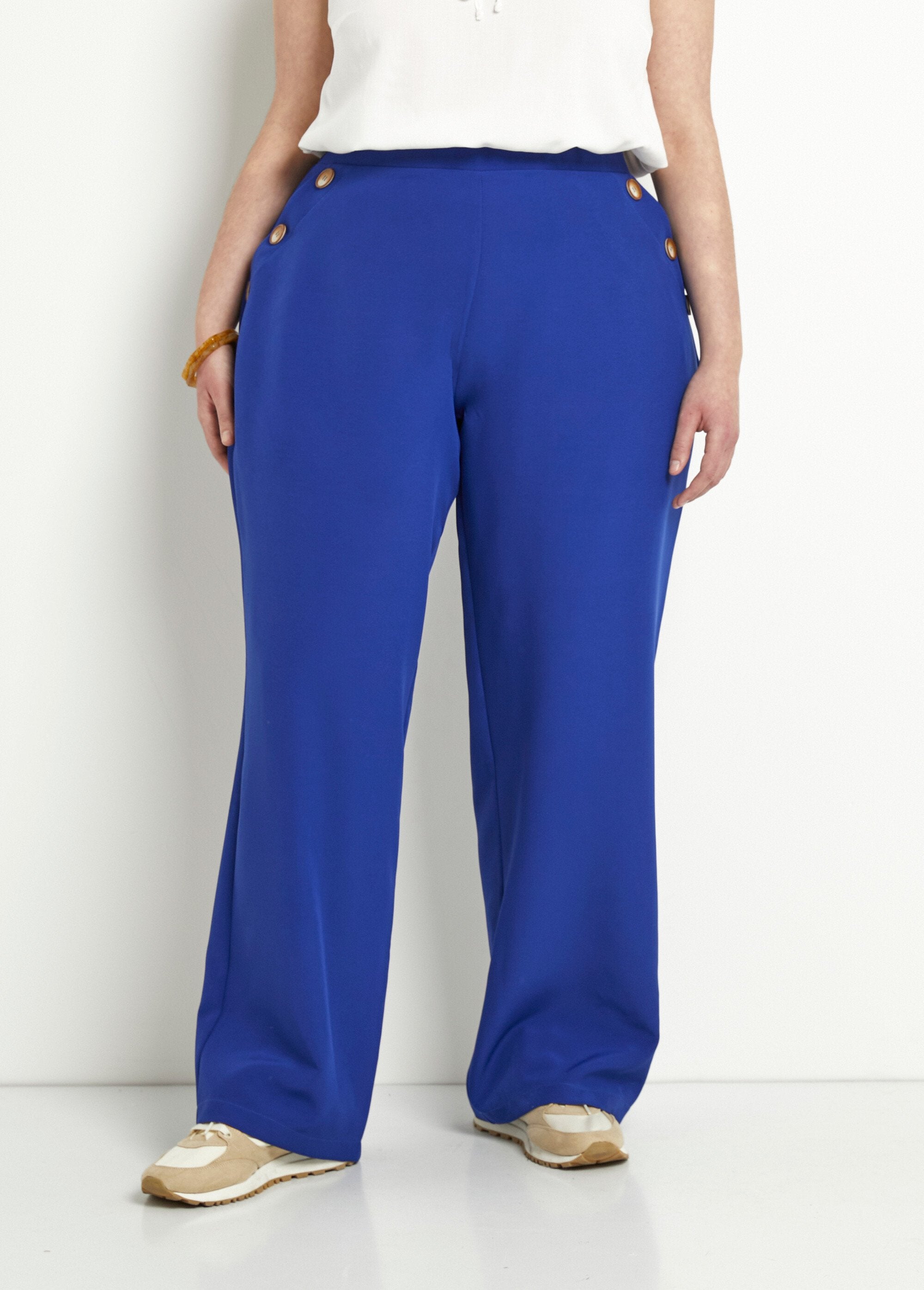 Pantalón_ancho_liso_con_cintura_semielástica_Azul_FA1_curvy