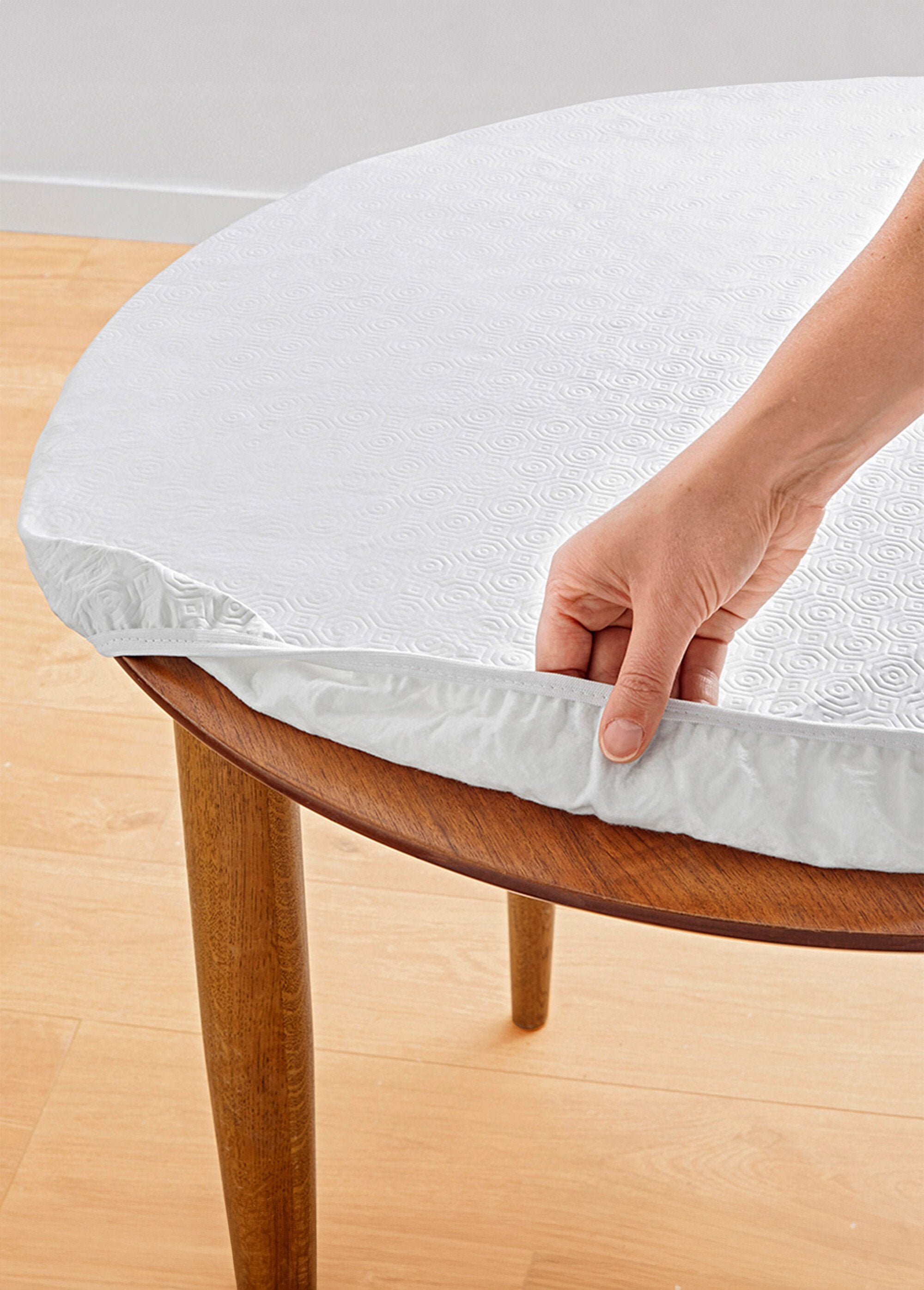 Protector_de_mesa_elástico_Blanco,_Blanca_FA1_slim