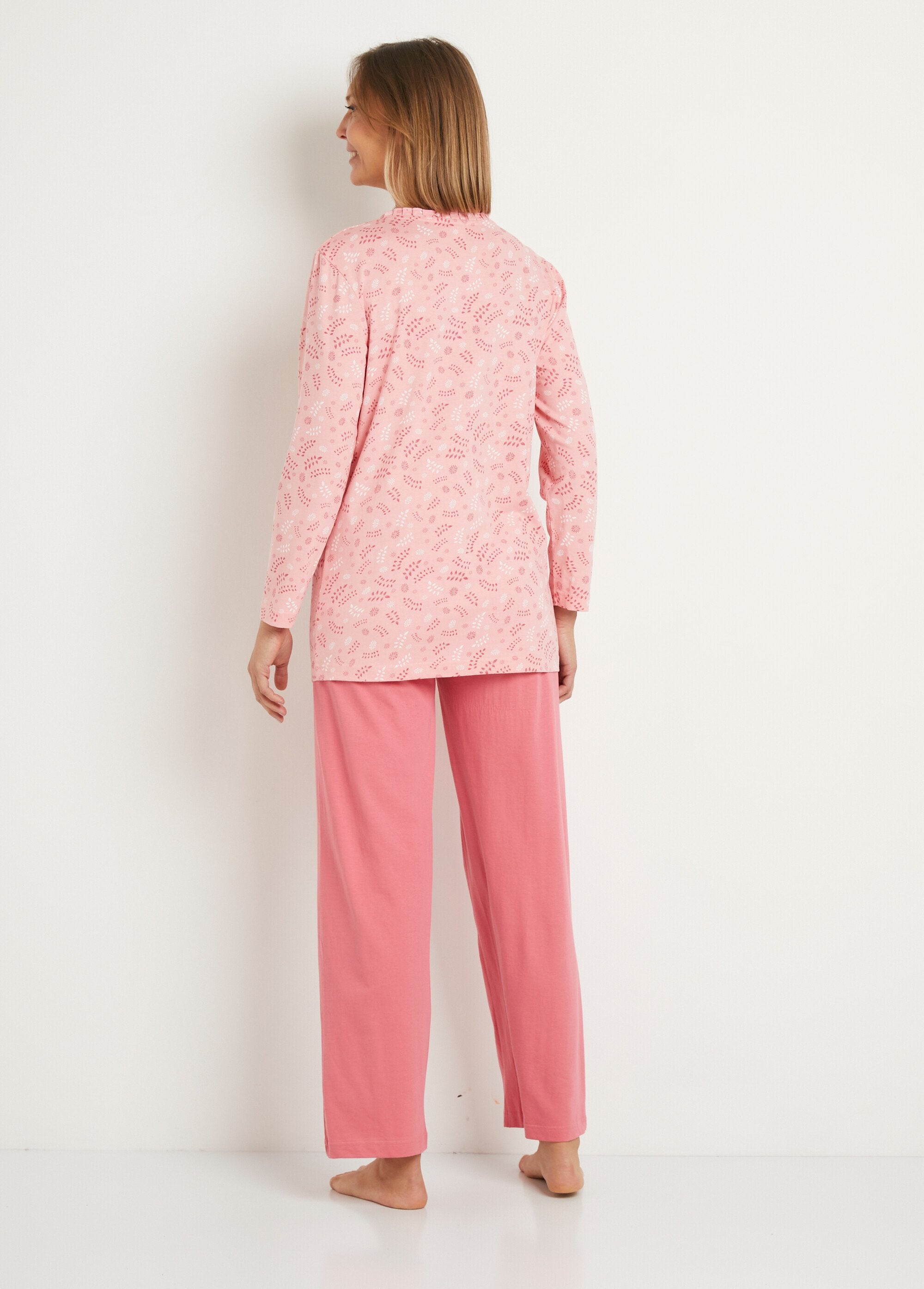 Pijama_de_algodón_estampado_de_manga_larga_con_botones_Estampado_rosa_DO1_slim