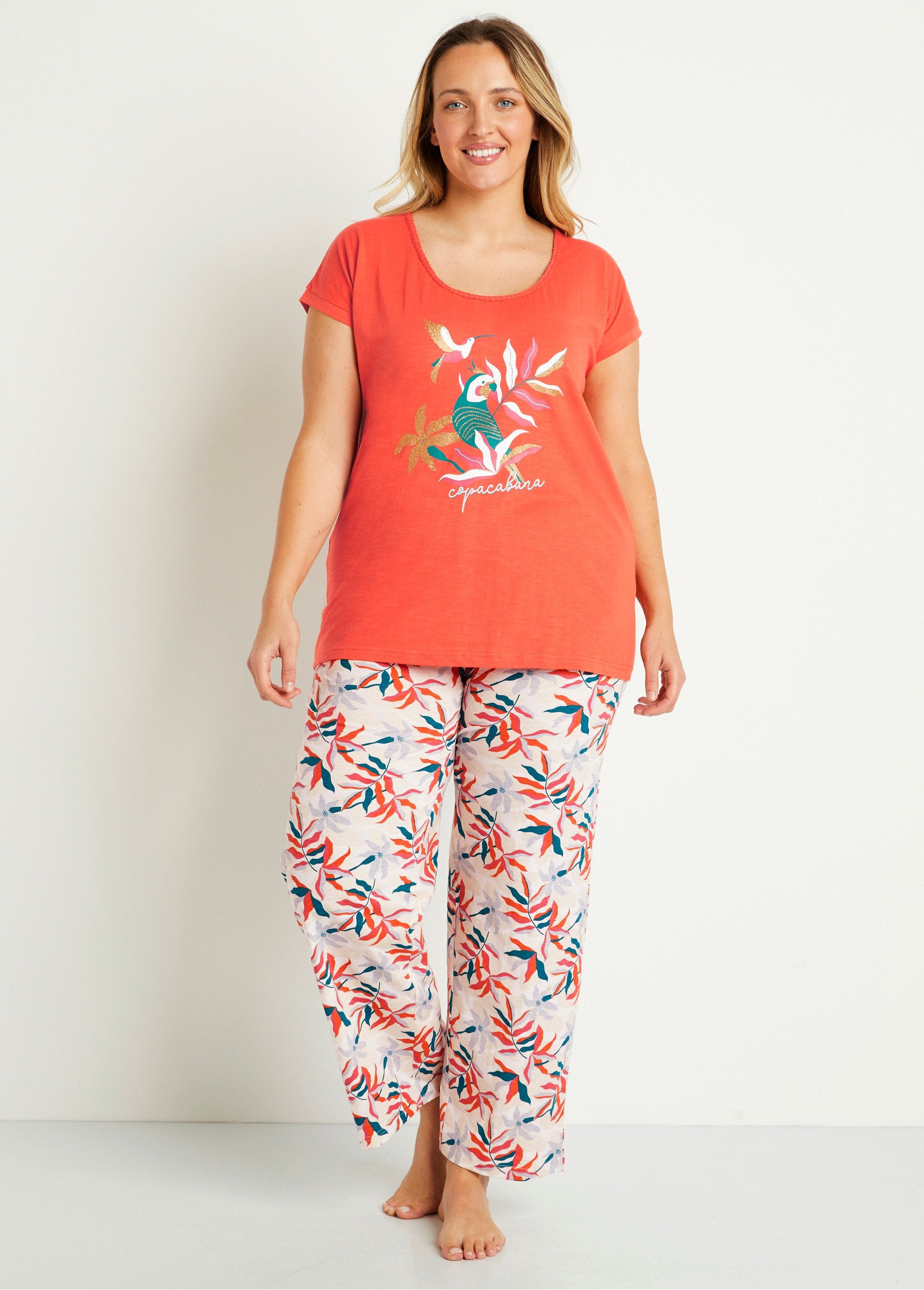 Pijama_de_manga_corta_con_top_liso_mandarín_FA1_curvy