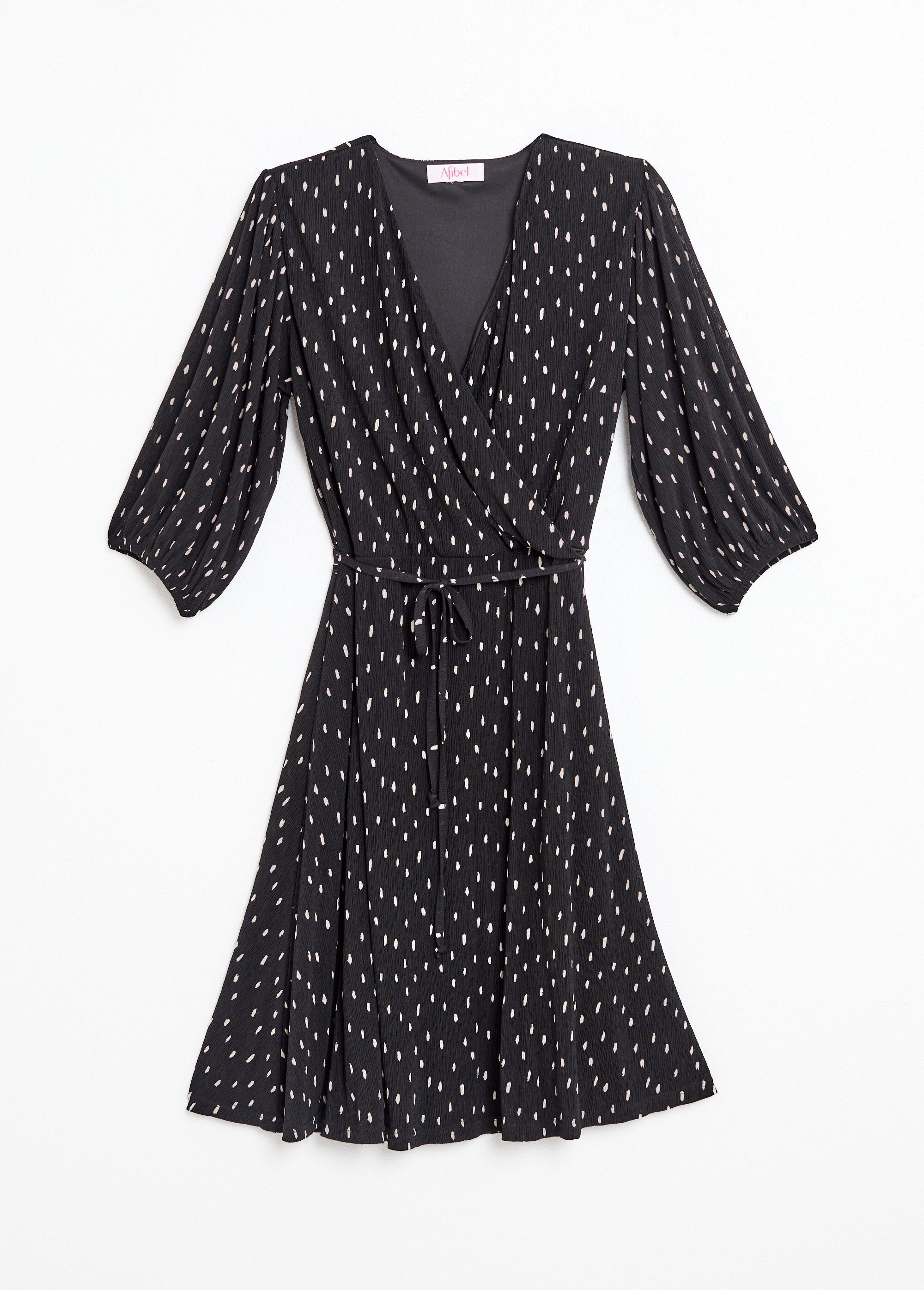 Vestido_corto_cruzado_con_estampado_de_lunares_Negro_y_crudo_AP1_slim