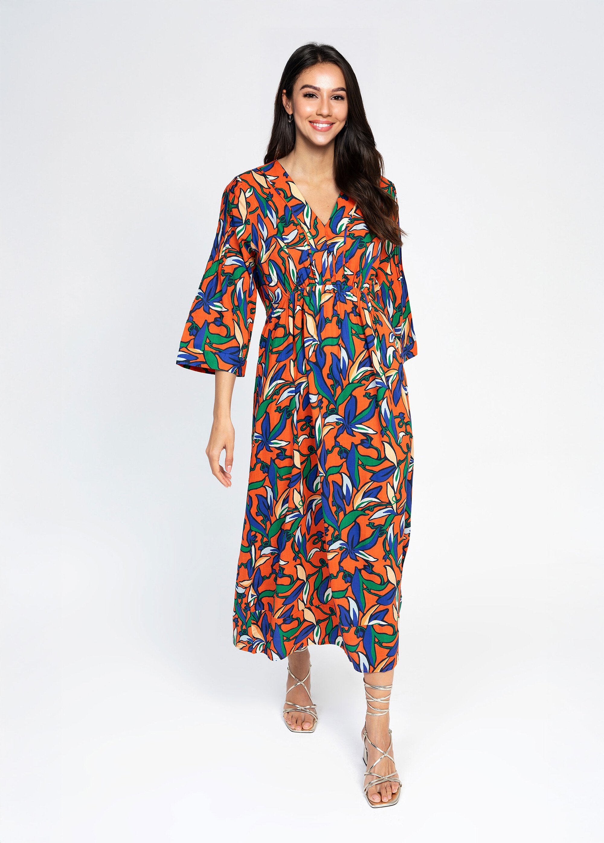 Vestido_largo_fluido_Estampados_naranjas_FA1_slim