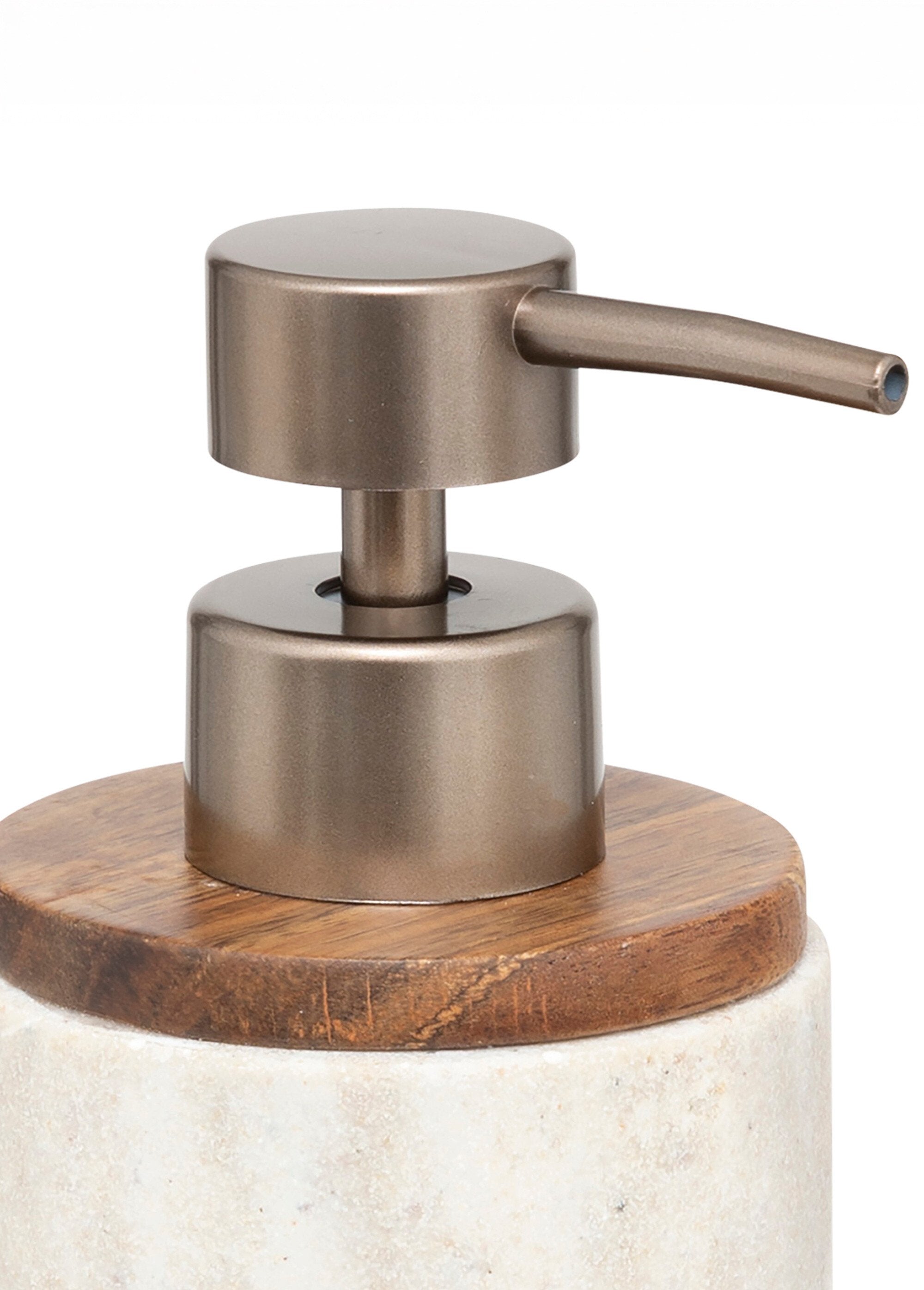 Juego_de_baño_con_dispensador_de_jabón_y_vaso_Beige_DE3_slim