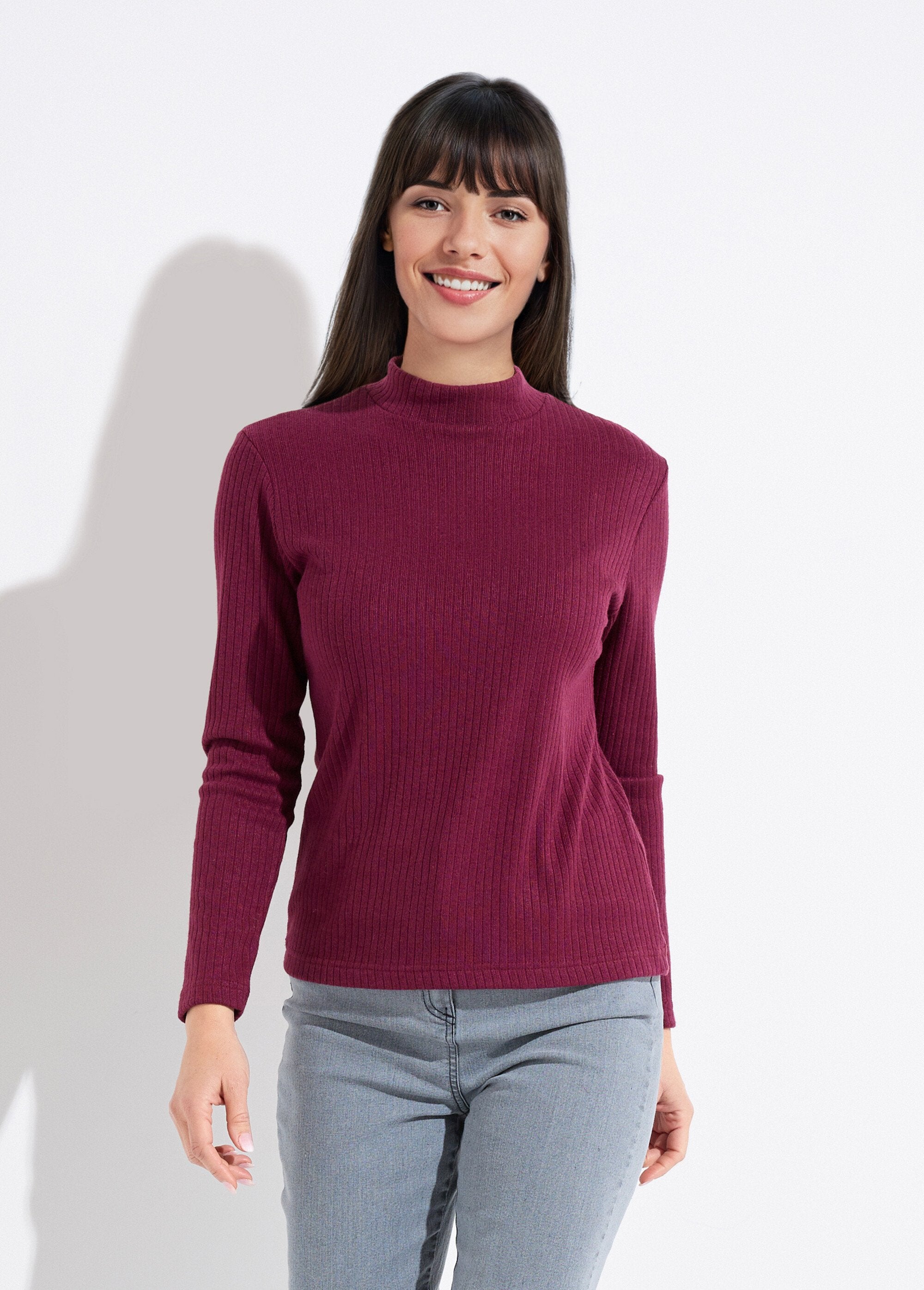 Camiseta_de_cuello_alto_y_manga_larga_de_punto_acanalado_Burdeos_FA1_slim