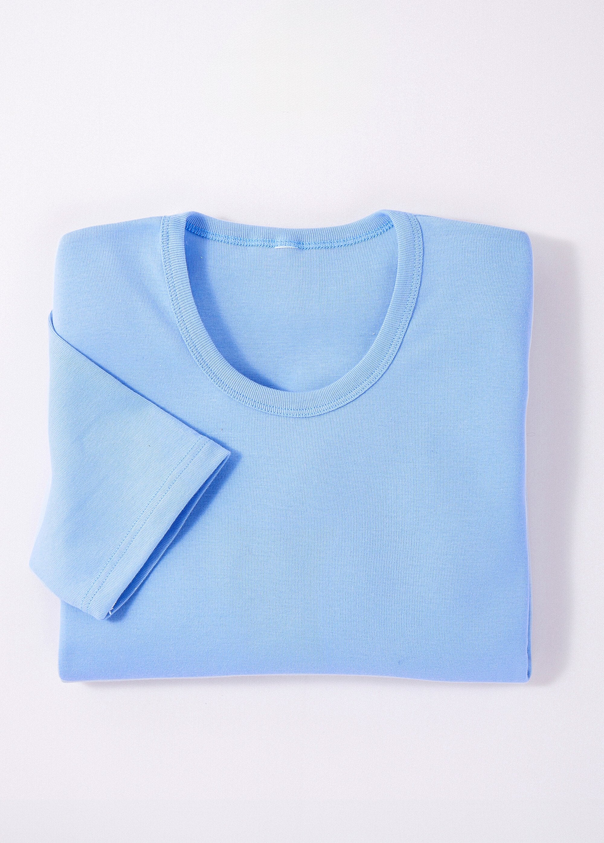 Camiseta_con_cuello_redondo_y_espalda_cubierta_-_pack_de_2_Cielo_lote2_AP1_slim