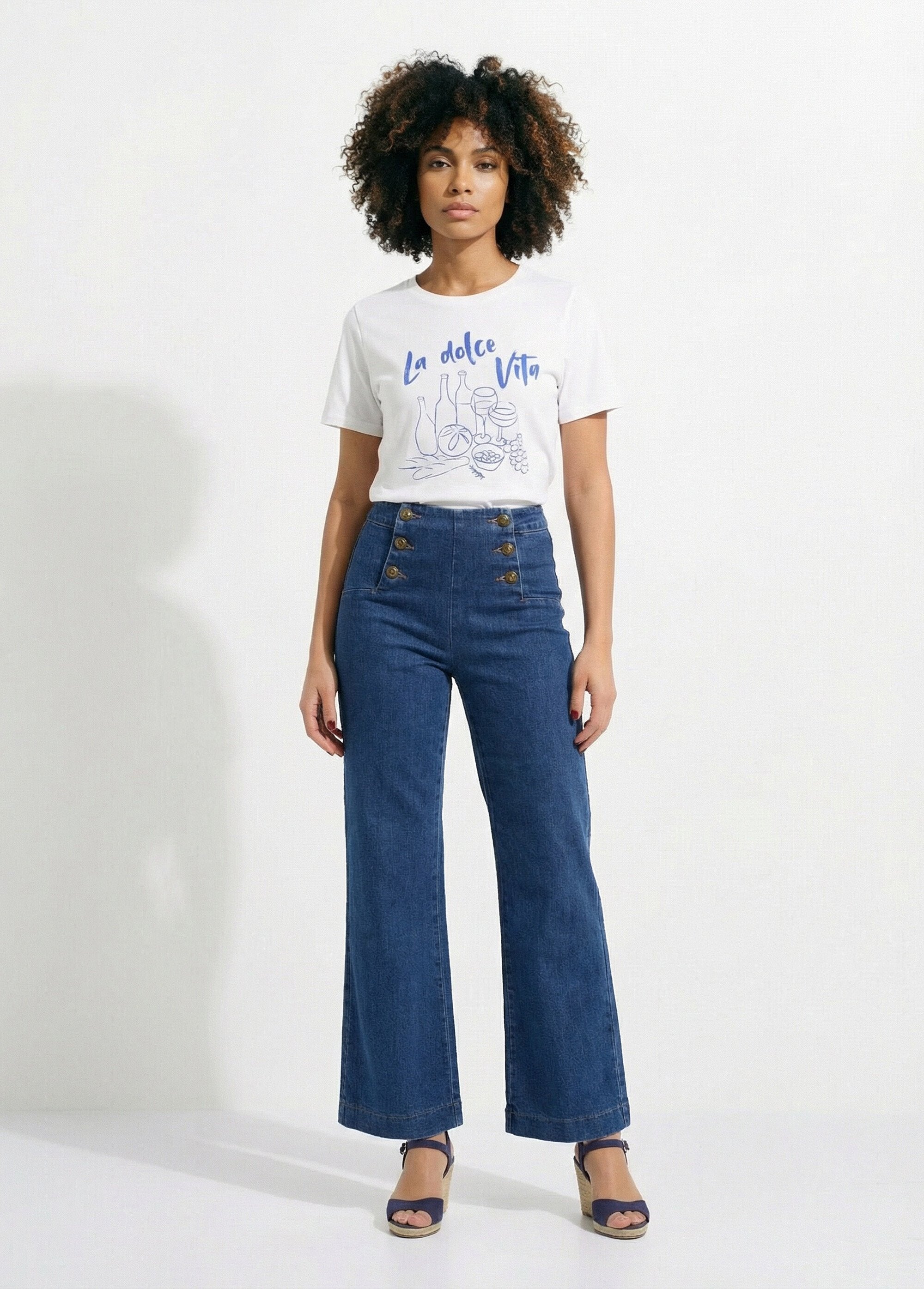 Camiseta_de_algodón_Dolce_Vita_Blanco_SF1_slim