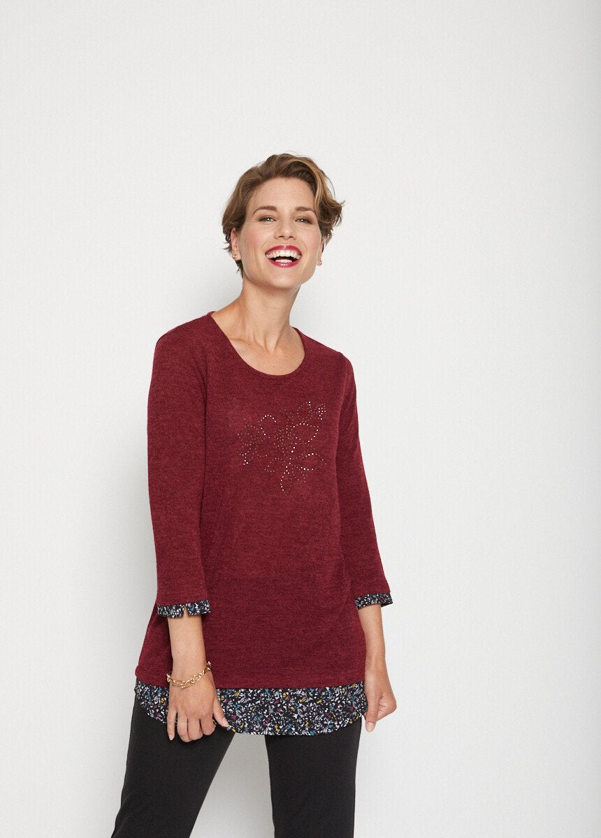 T-shirt_long_effet_2_en_1_fantaisie_Bordeaux_FA1_slim