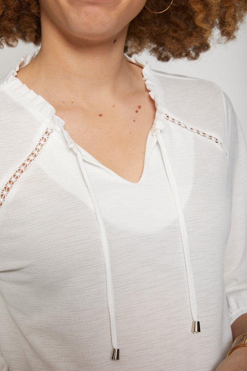 T-shirt_maille_reliéfée_esprit_blouse_Ecru_DE1_slim