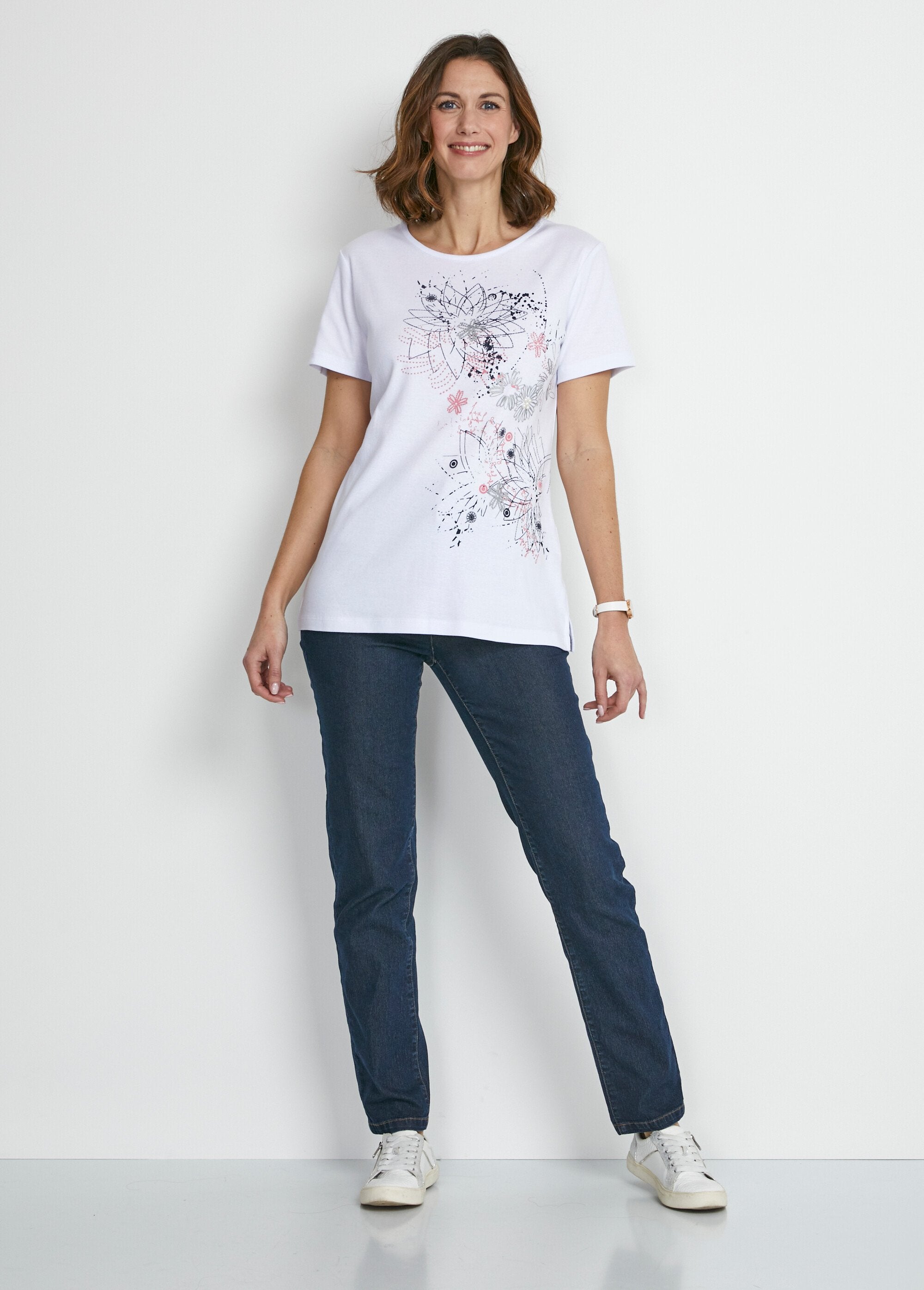 Camiseta_larga_de_estampado_floral_con_aberturas_laterales_Blanco,_Blanca_SF1_slim