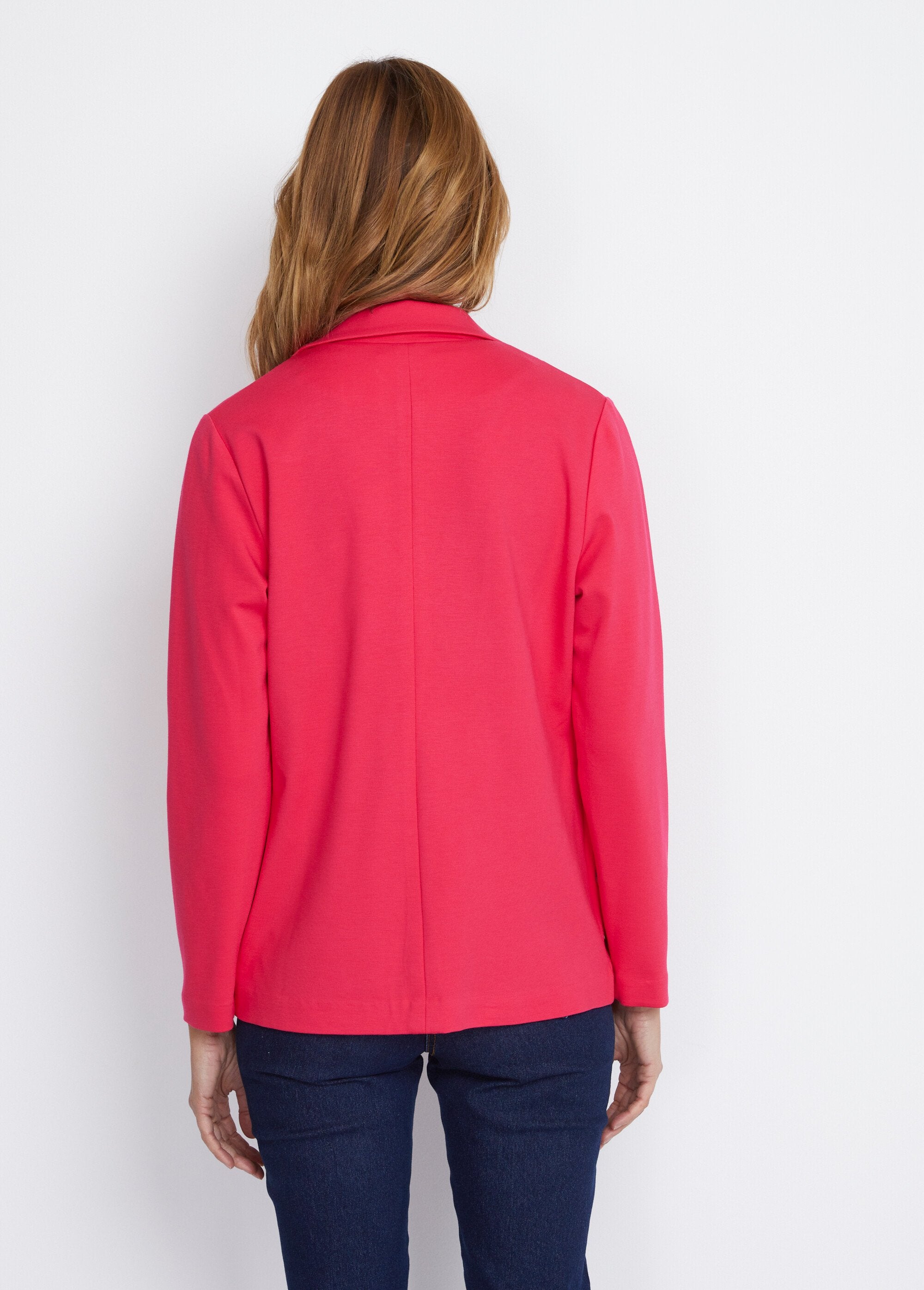 Chaqueta_recta_con_botones_en_punto_Milano_liso_Rosa_DO1_slim