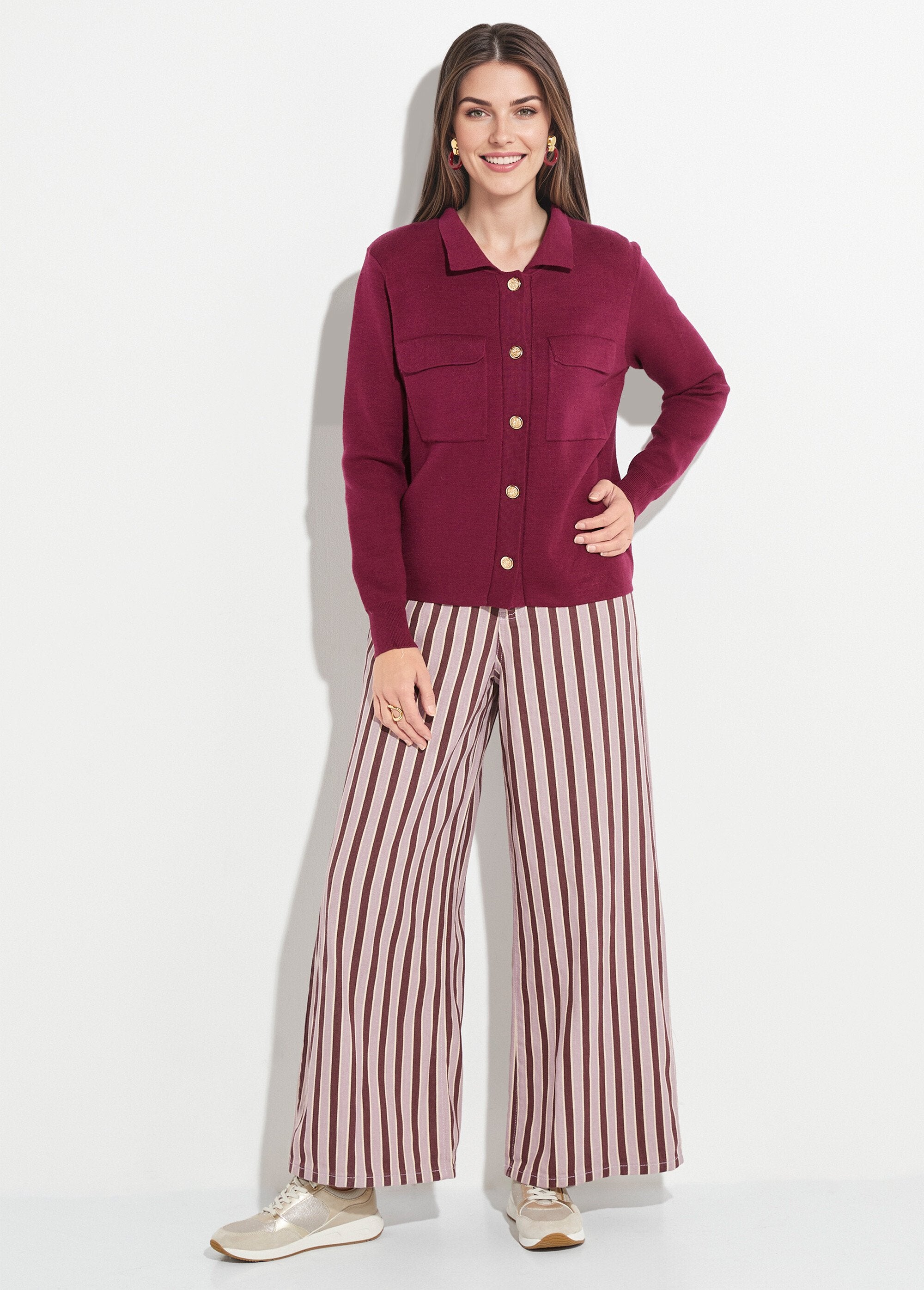 Chaqueta_de_punto_jacquard_con_botones_metálicos_Burdeos_SF1_slim